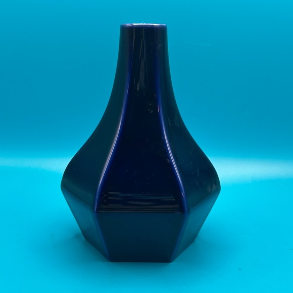 Rosenthal Germany studio line navy cobalt blue bud vase, signed and numbered - Picture 1 of 3